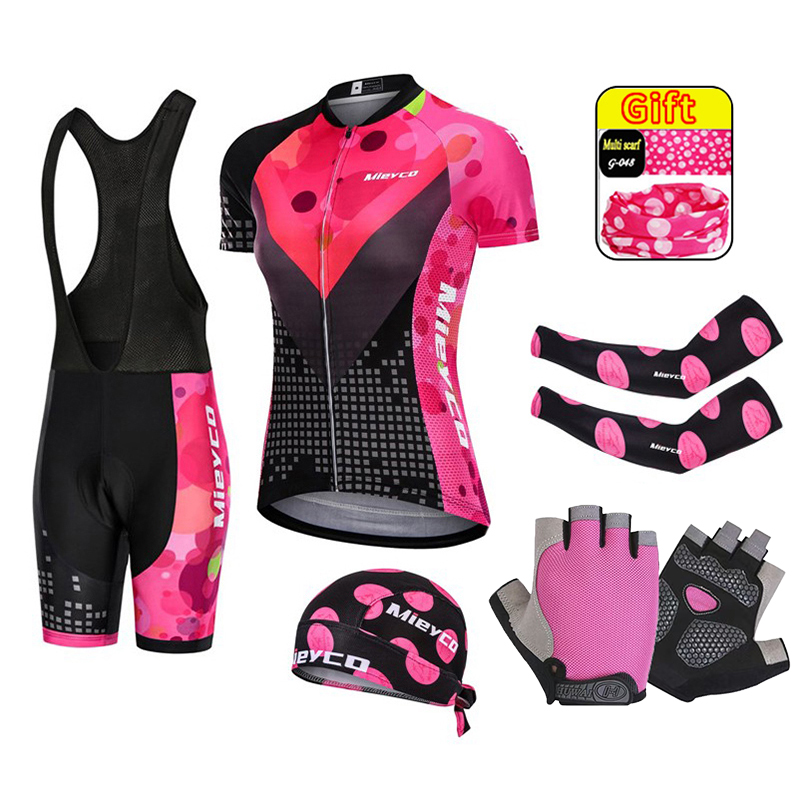 Mountain Biking Outfit - Setelan Sepeda Gunung Wanita, Pakaian Tim