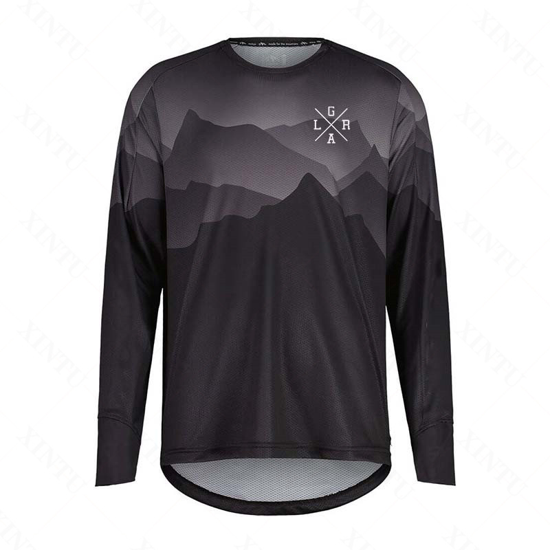 Mountain Biking Stuff - Jersey Sepeda Motor Pria Lrga MTB