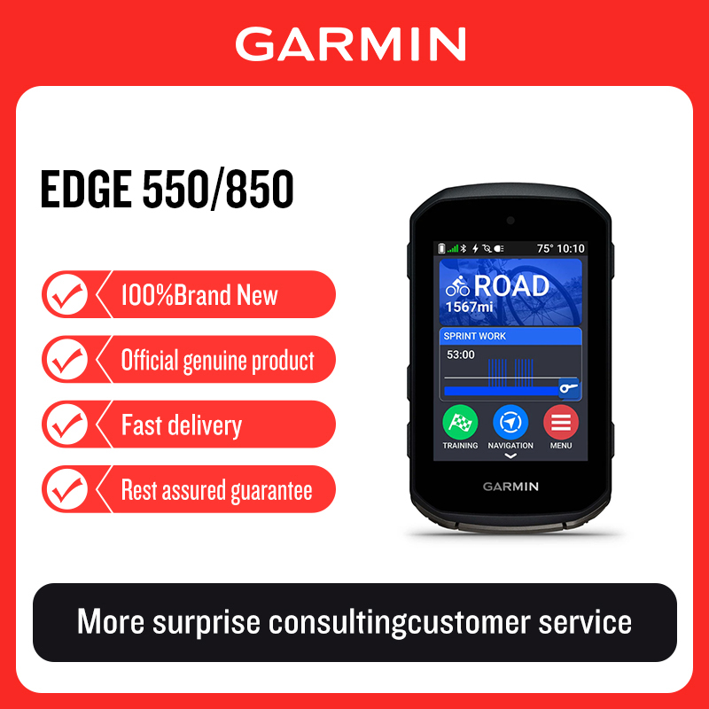 Mountain Biking Holidays - Komputer Bersepeda Garmin Edge 550/850 Navigasi