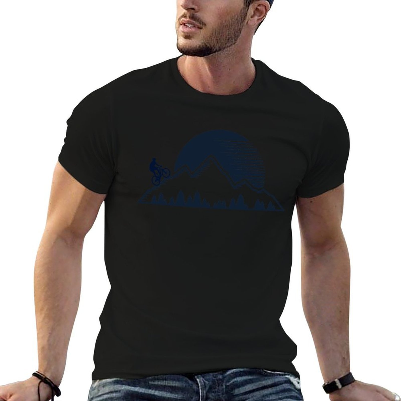 Mountain Biking Colorado - Kaos Sepeda Gunung Vintage Colorado Kaos