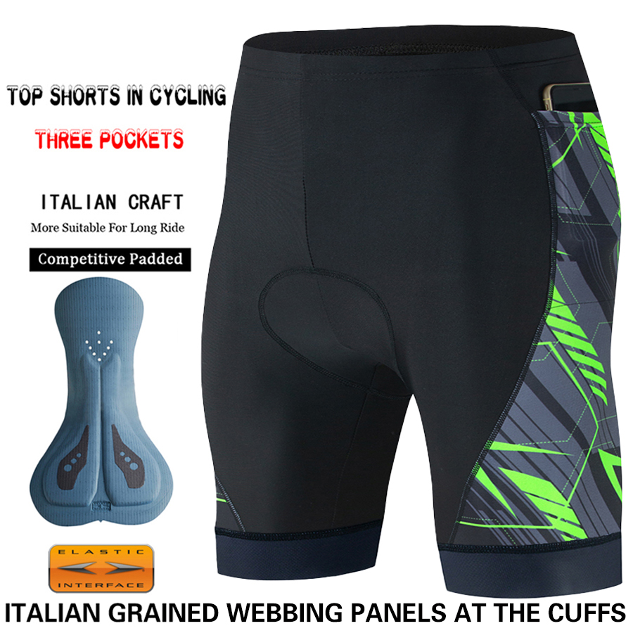 Mountain Biking Outfit - Celana Pendek Bersepeda Pria 3 Saku
