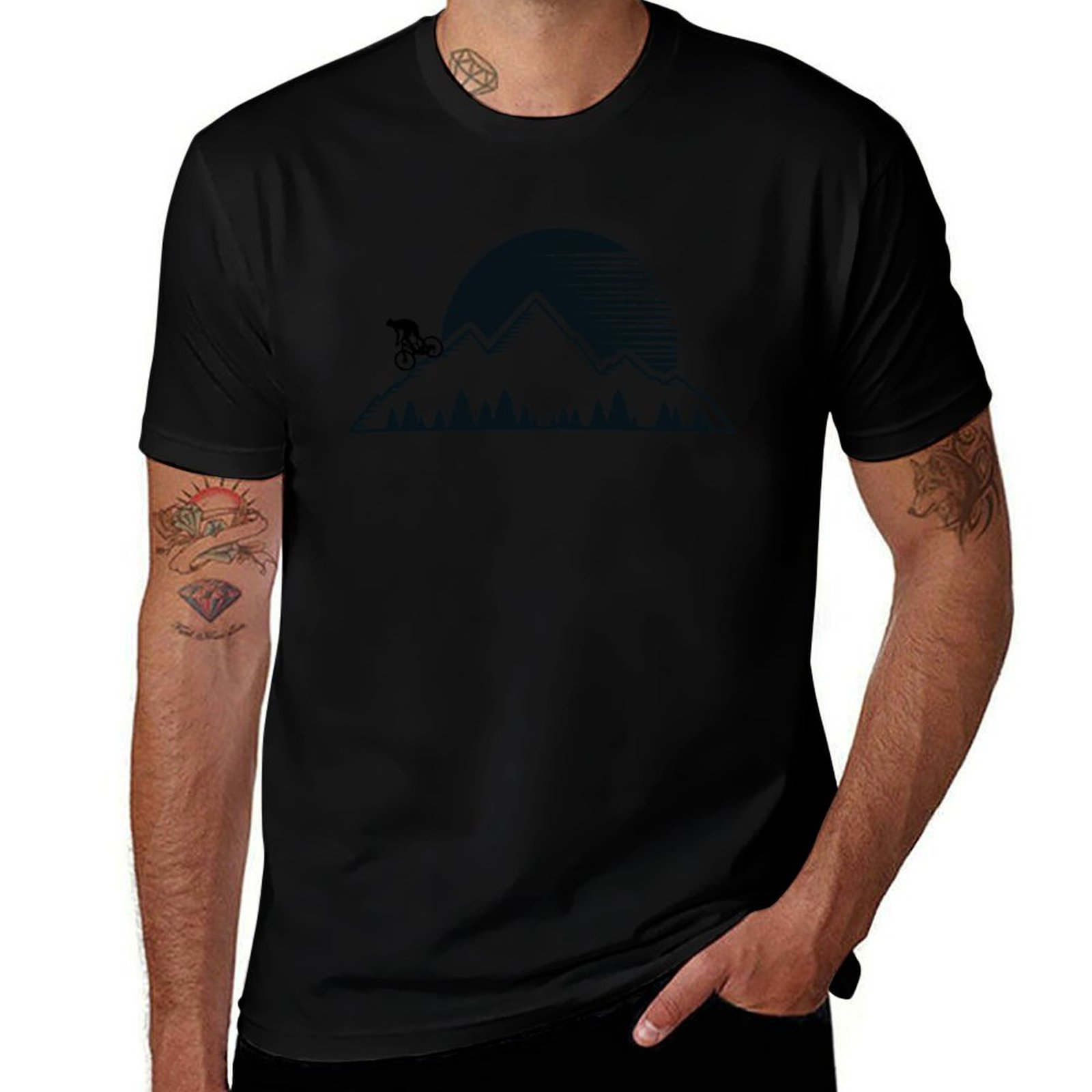 Mountain Biking Holidays - Kaos Sepeda Gunung Downhill, Kaos Sederhana