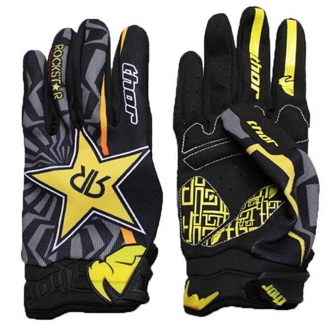 Mountain Biking Gloves - Sarung Tangan Motocross Berlapis Gel untuk