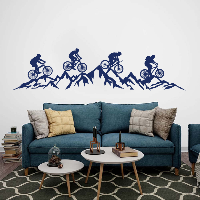 Stiker Dinding Travel Petualan - Mountain Biking Kids ulasan dan harga