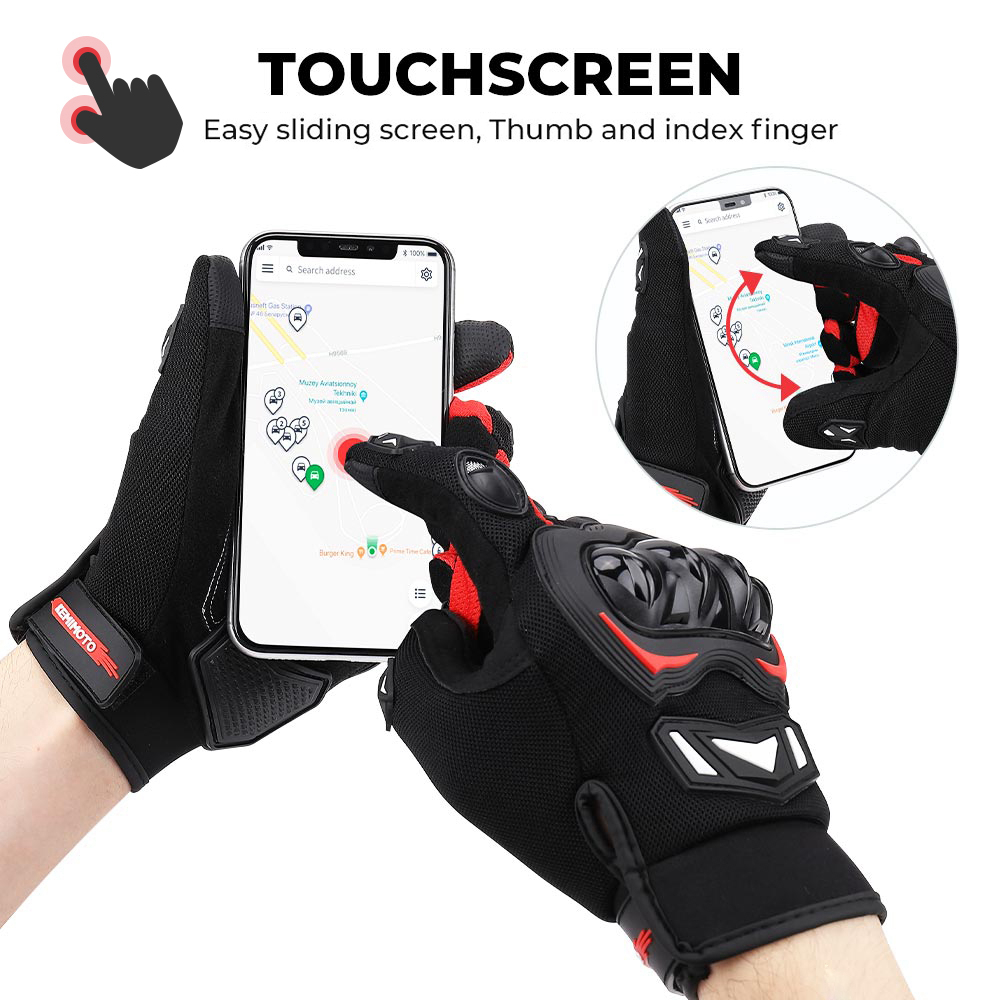 KEMITOUR Sarung Tangan Motor M - Mountain Biking Gloves ulasan dan harga