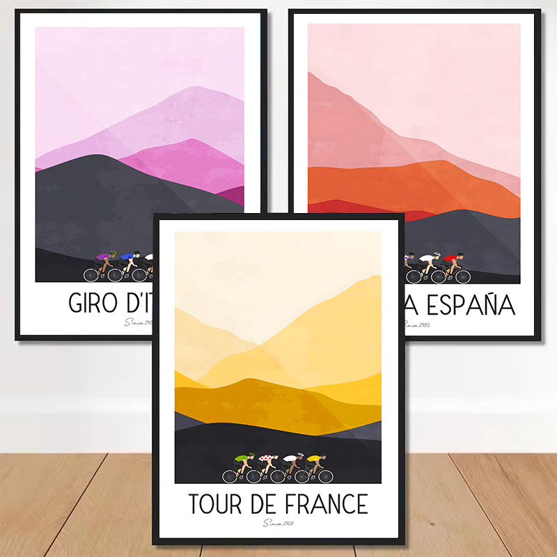 Poster Sepeda Gunung Tour De F - Picture Of Mountain Biking ulasan dan harga