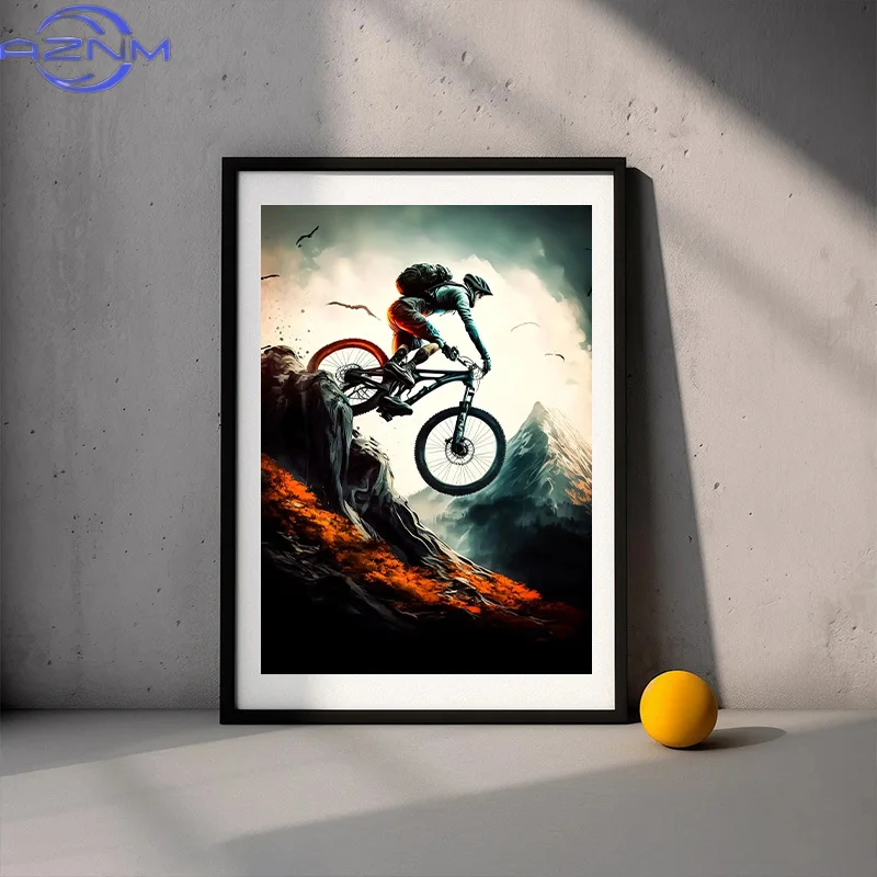 AZNM Poster Sepeda Gunung Mode - Picture Of Mountain Biking ulasan dan harga