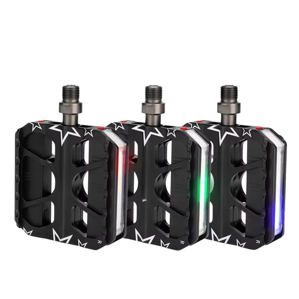 Pedal MTB 3-Bearing dengan Lam - Mountain Biking Lights ulasan dan harga